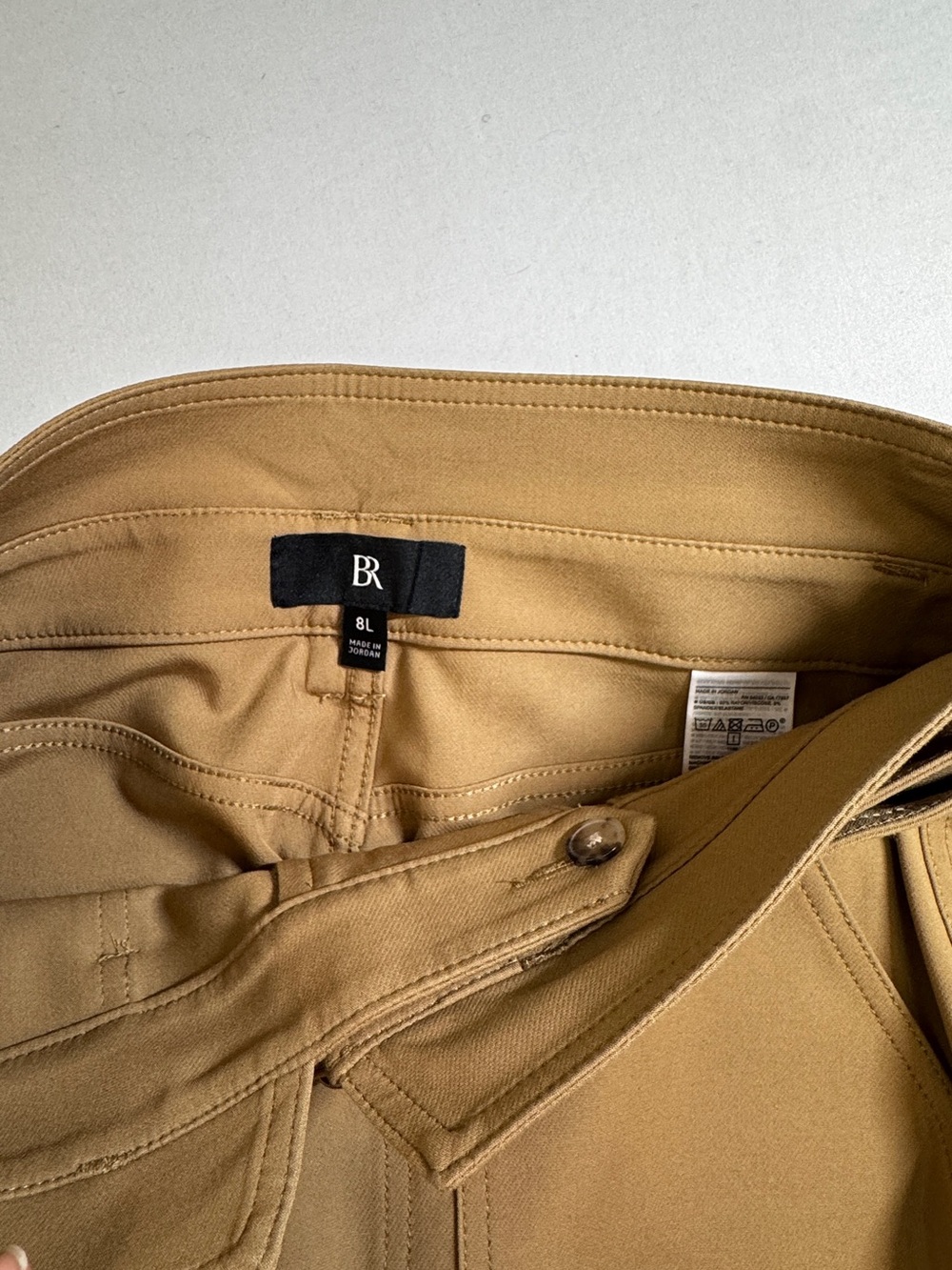 Banana Republic Refined Utility Pant in Camel Size 8 Long - Picture 8 of 10